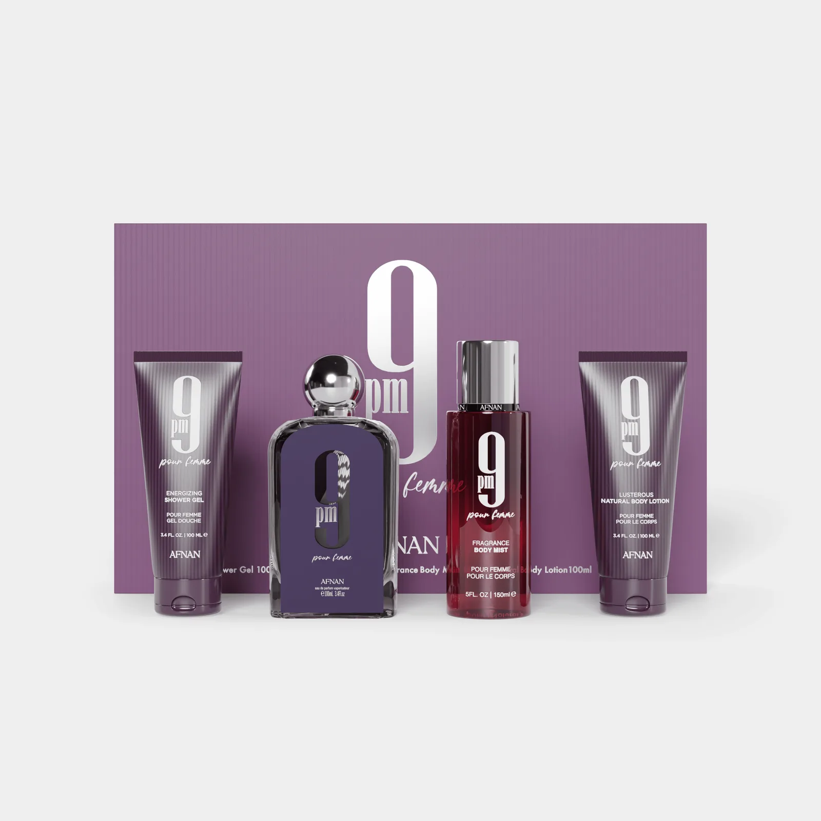 Afnan GIFT SET 9 PM POUR FEMME