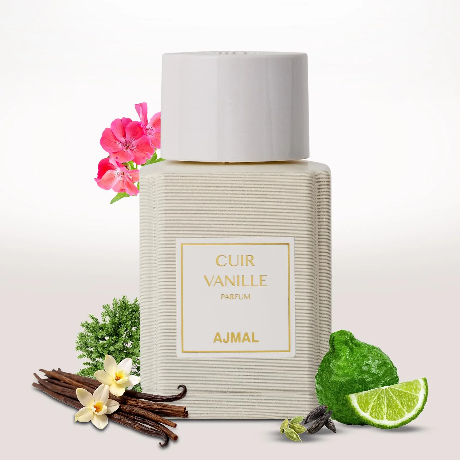 Ajmal Oud Marquis Cuir Vanille Perfume 3.4 Fl Oz / 100 ML For Men