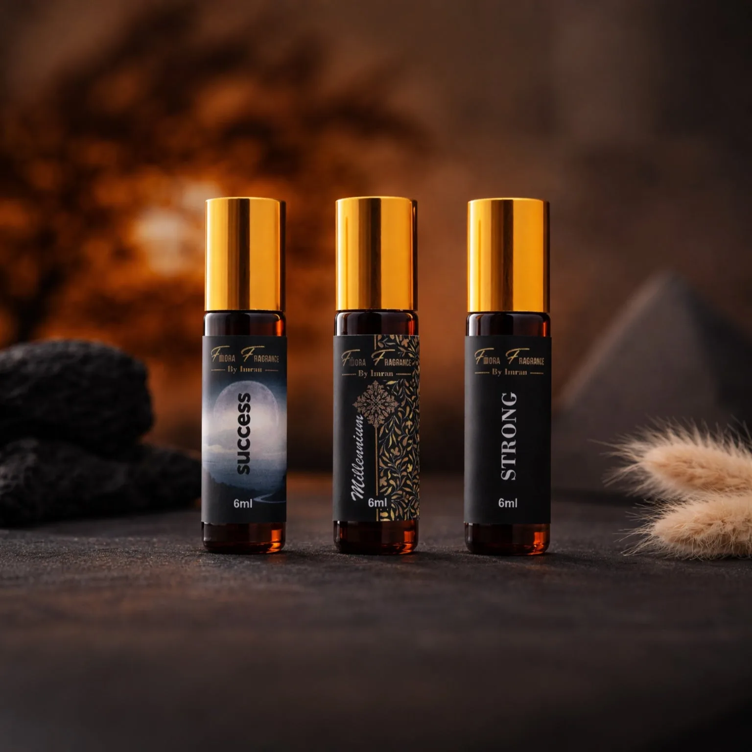 Fiora Fragrance Attar Set SUCCESS 5ml & MILLENNIUM 5ml & STRONG 5ml