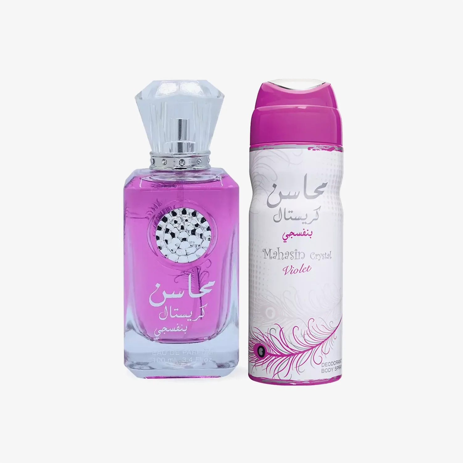 Lattafa Mahasin Crystal Violet Set