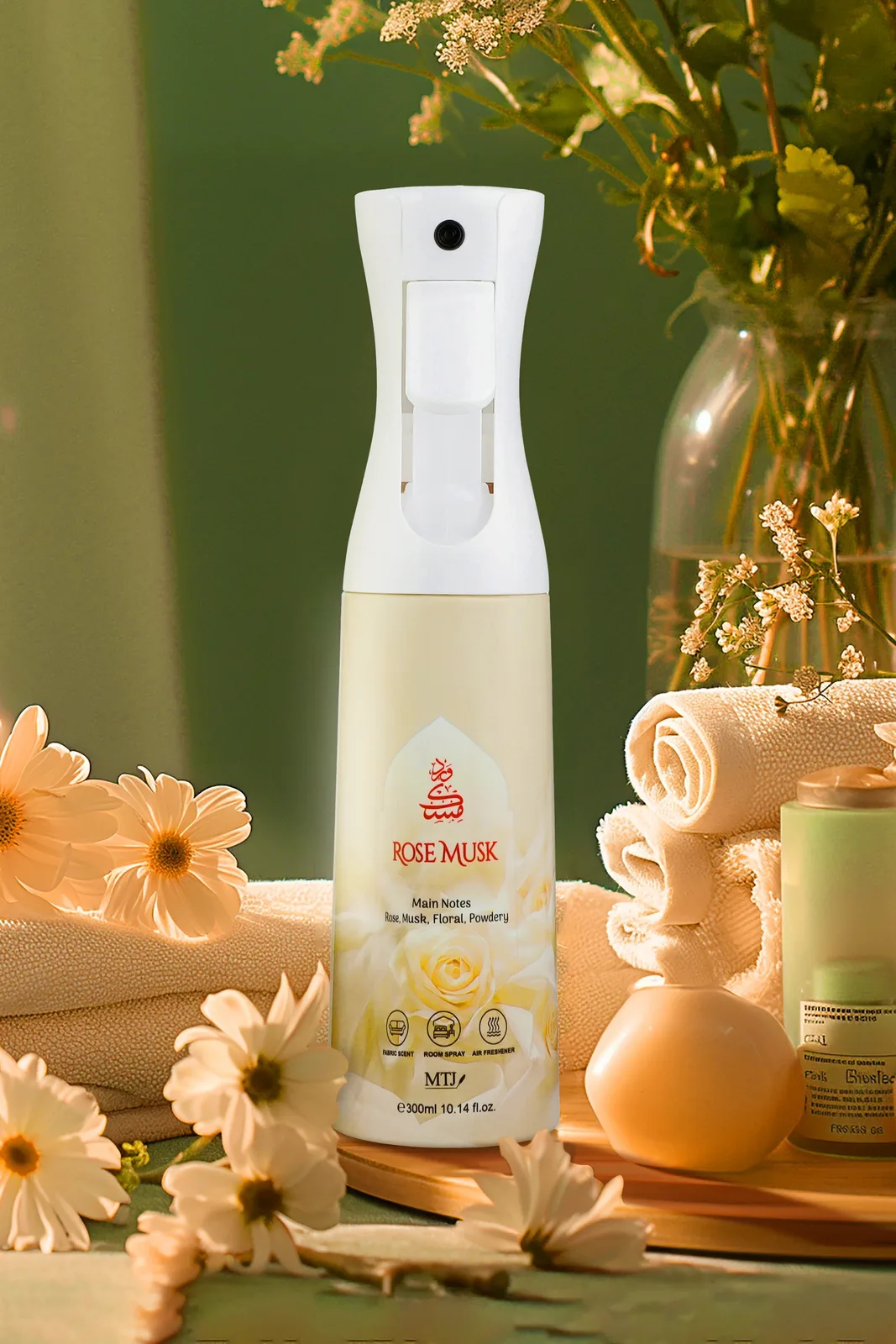 MTJ Fragrances ROSE MUSK FABRIC SCENT / ROOM SPRAY