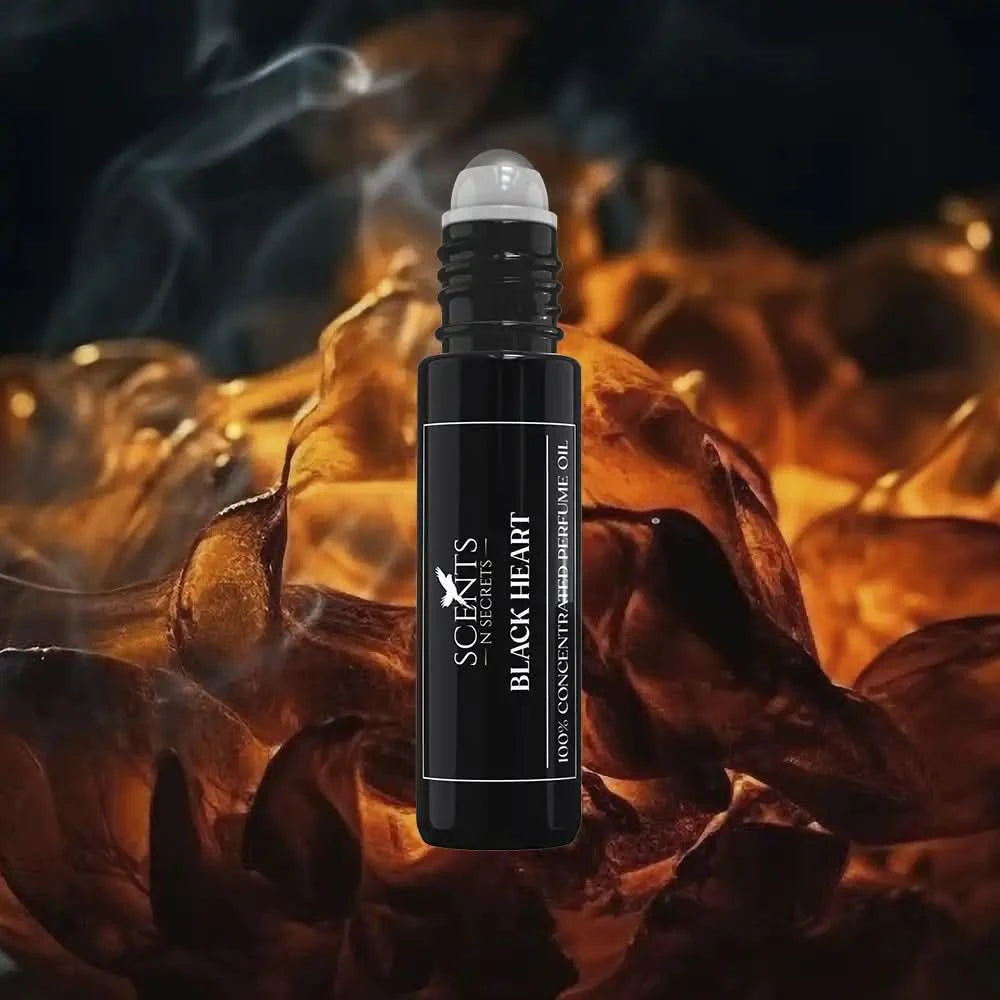 Scents N Secrets Black Heart - Perfume Roll On