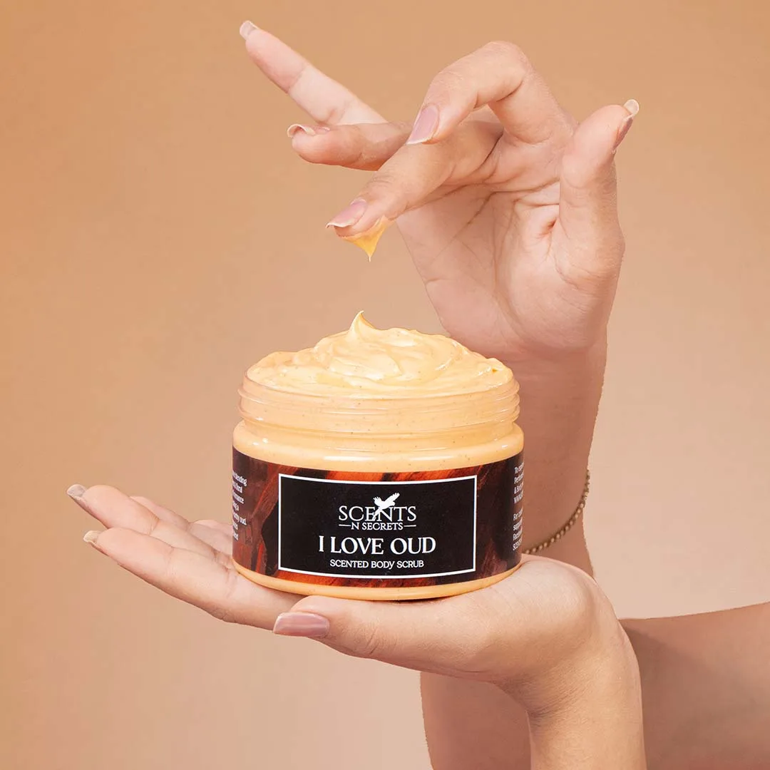 Scents N Secrets I Love Oud Scented Body Scrub