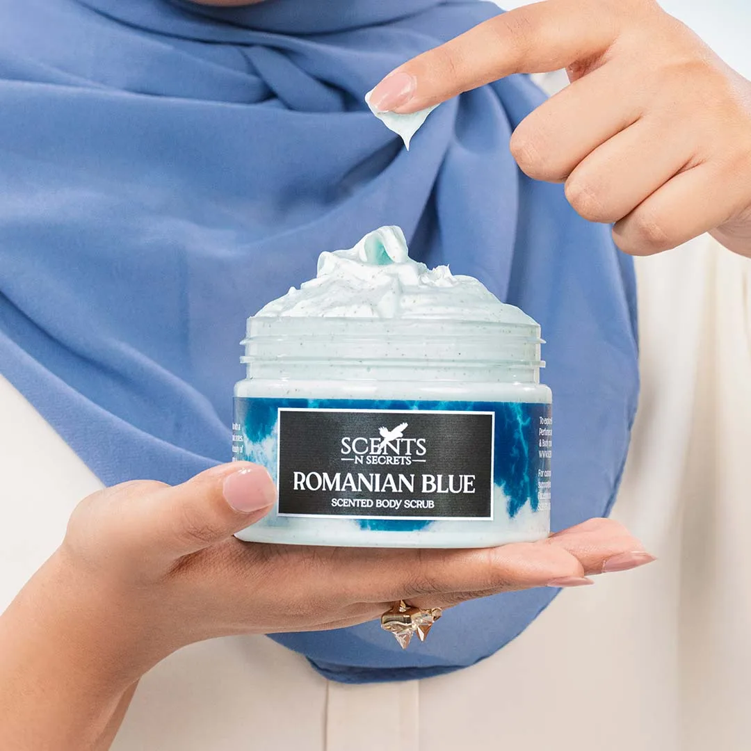 Scents N Secrets Romanian Blue Scented Body Scrub