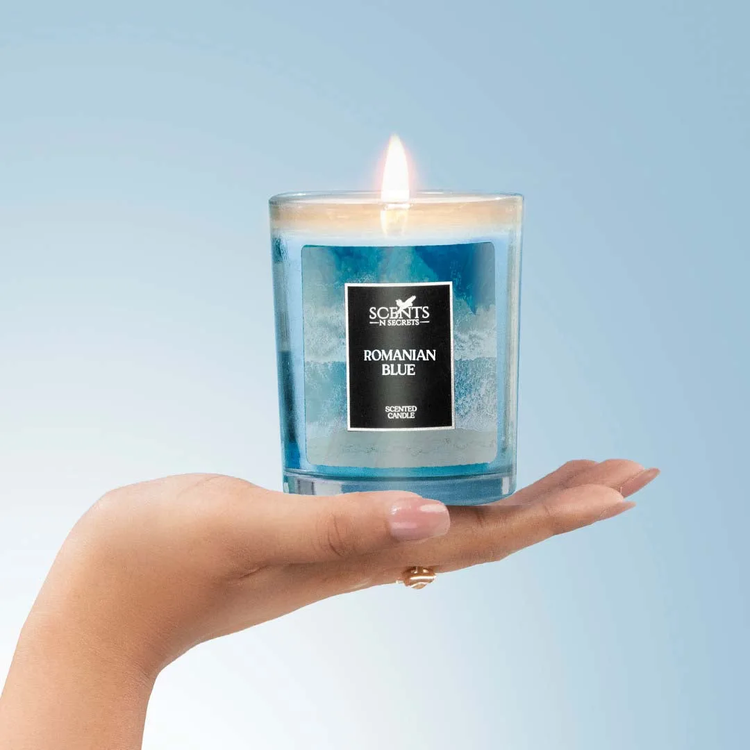 Scents N Secrets Romanian Blue Scented Candle