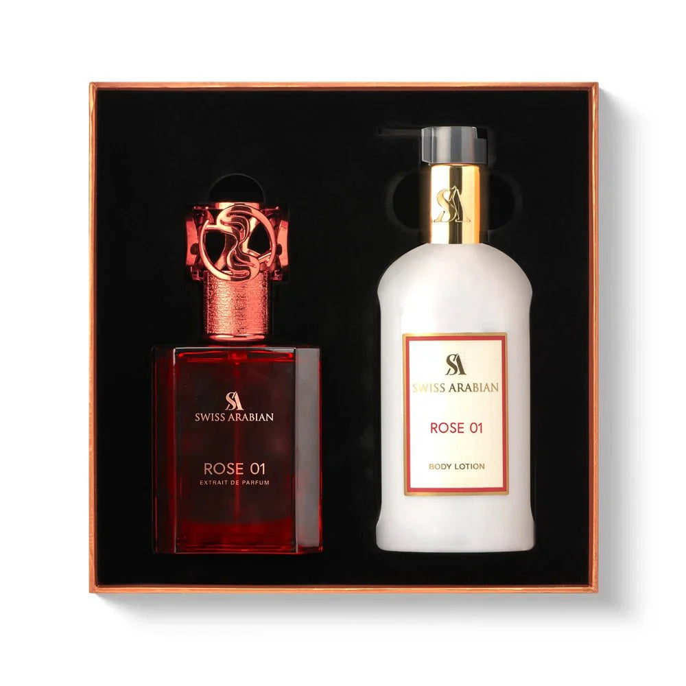 Swiss Arabian Rose 01 EDP + Body Lotion